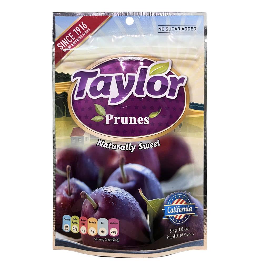 Mận Khô Tự Nhiên Không Thêm Đường Taylor Prunes Naturally Sweet, Gói 50g-duoc-ban-tai-McCorn’s Premium Mart