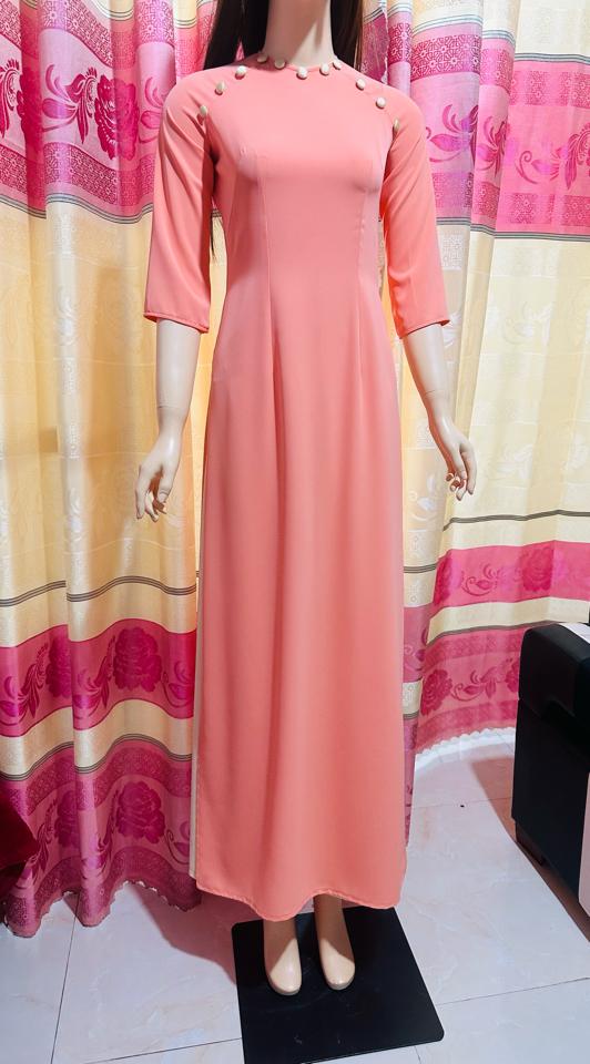 1 áo dài cao cấp -duoc-ban-tai-Áo dài Mỹ Hòa