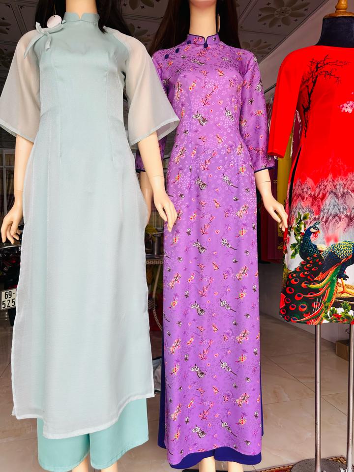 Áo dài cao cấp 1 bộ -duoc-ban-tai-Áo dài Mỹ Hòa
