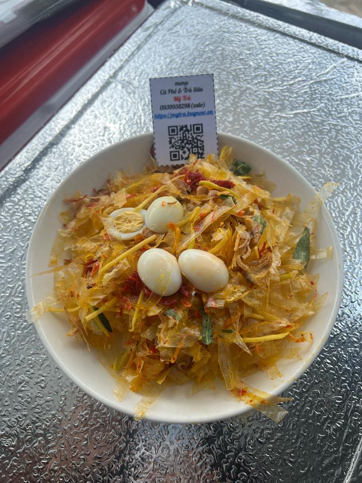 Bánh tráng trộn-duoc-ban-tai-Cafe & Trà Sữa MỸ TRÀ