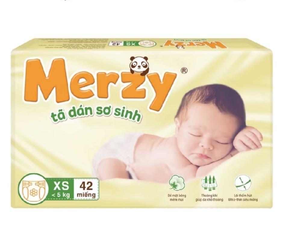 Bỉm Merzy XS 42m-duoc-ban-tai-MINE LE MINI MART