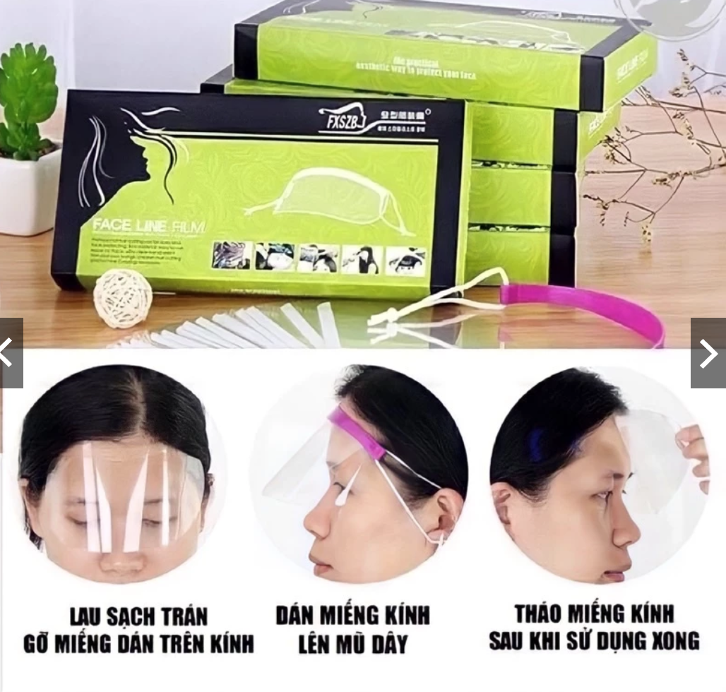 Miếng che trán (Hộp 50 miếng)-duoc-ban-tai-HƯNG  XANH BARBER