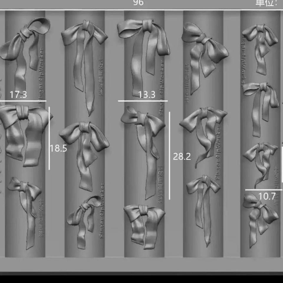 khuôn nơ duy băng -duoc-ban-tai-Shop nail nhường sênh