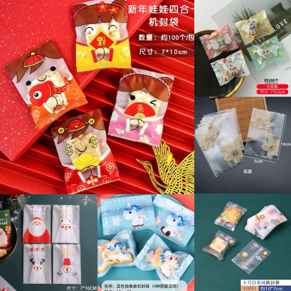 TÚI MÃ TO CỠ 7x10CM (bánh hành, bông tuyết, dứa mini 25g...)-duoc-ban-tai-Thach Lan