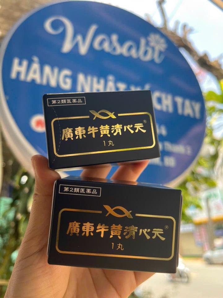 An cung ngưu hoàng hoàn đen-duoc-ban-tai-Wasabi hàng Nhật chính hãng