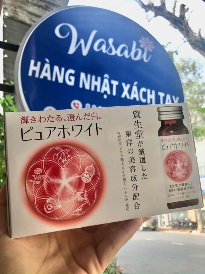 Pure white shiseido ( thùng 3 lốc/ 30 chai)-duoc-ban-tai-Wasabi hàng Nhật chính hãng