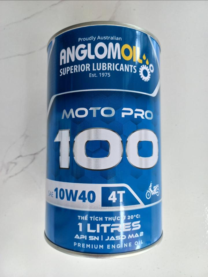 Anglom-Oil Pro 100 10w40 SN/MA2 1L-duoc-ban-tai-24/7 CARE
