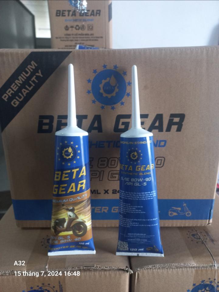 Beta Scooter Gear 80w90 GL5 0.12L-duoc-ban-tai-24/7 CARE