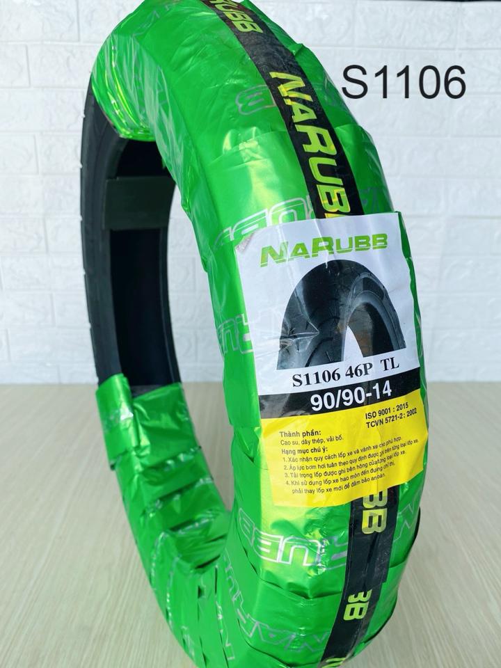 VỎ NARUBB 90/90-14 S1106 4PR 46P TL-duoc-ban-tai-24/7 CARE