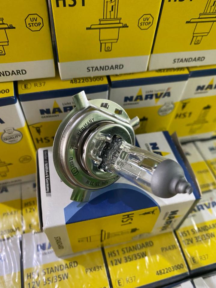BÓNG ĐÈN NARVA HS1 12V 35/35W PX43T-38 MADE IN GERMANY-duoc-ban-tai-24/7 CARE