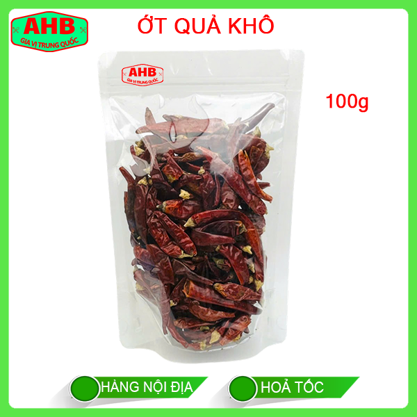 Ớt quả khô 100g-duoc-ban-tai-Gia Vị Trung Quốc AHB