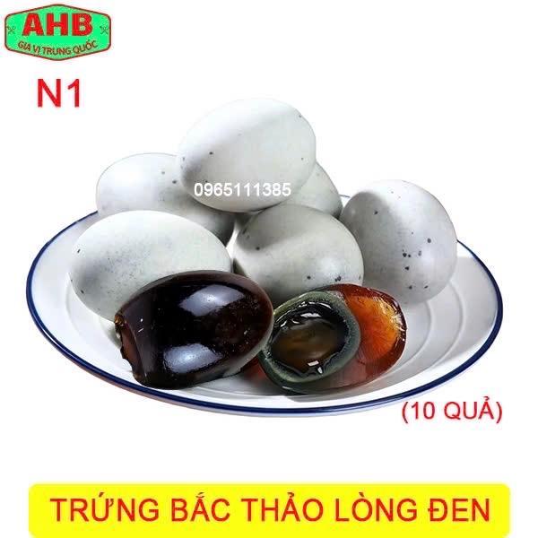 10 quả trứng bắc thảo lòng đen -duoc-ban-tai-Gia Vị Trung Quốc AHB