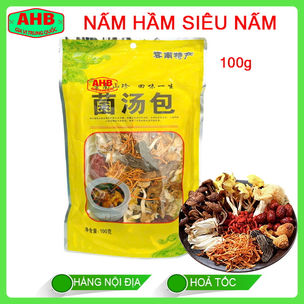 Nấm hầm siêu nấm 100g-duoc-ban-tai-Gia Vị Trung Quốc AHB