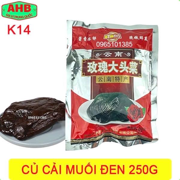 Củ cải muối đen  250g-duoc-ban-tai-Gia Vị Trung Quốc AHB