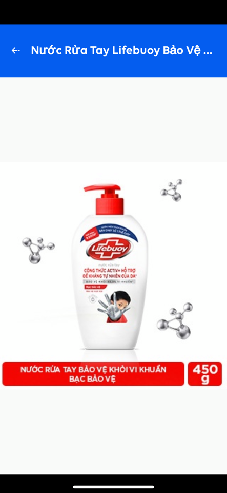 68864828-Lifebuoy NRT đỏ 450g/12chai -duoc-ban-tai-Bé Chân 😘😘😘