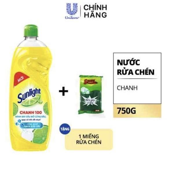 69991370-Sunlight nrc chanh mới 750g(1+miếng rửa chén /10bộ-duoc-ban-tai-Thanh Unilever 1