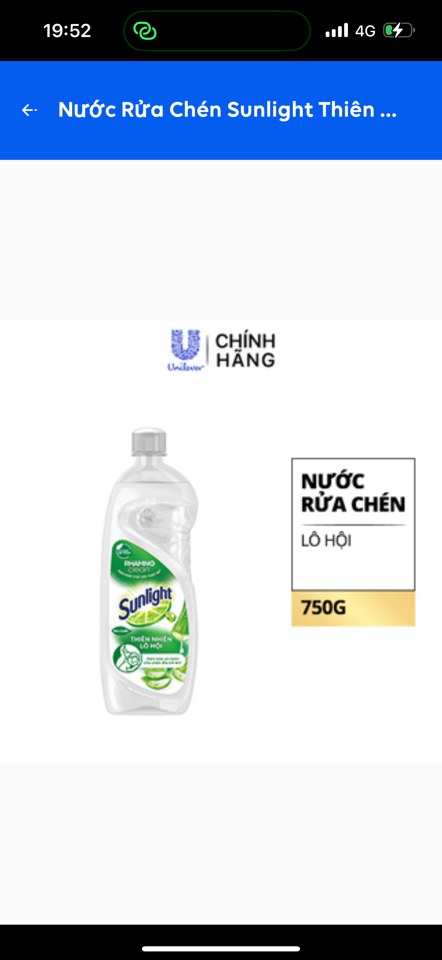 64330134-Sunlight nrc thiên nhiên lô hội 750g/15chai-duoc-ban-tai-Thanh Unilever 1