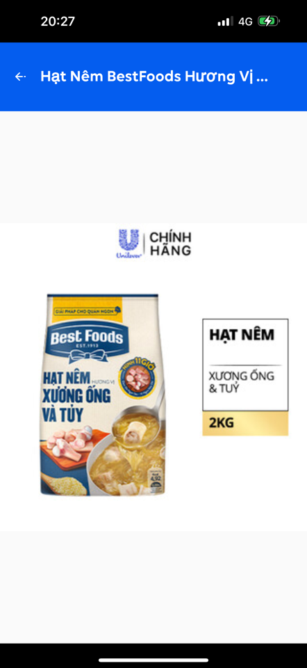 64770501-best Food hạt nêm HV xương ống &tuỷ 2kg/6gói-duoc-ban-tai-Bé Chân 😘😘😘