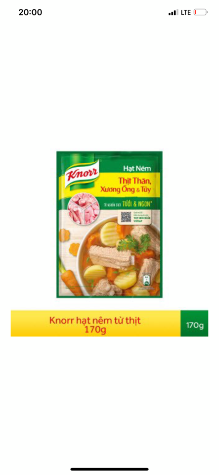 64354187-knorr hạt nêm từ thịt 170g/32gói-duoc-ban-tai-Thanh Unilever 1