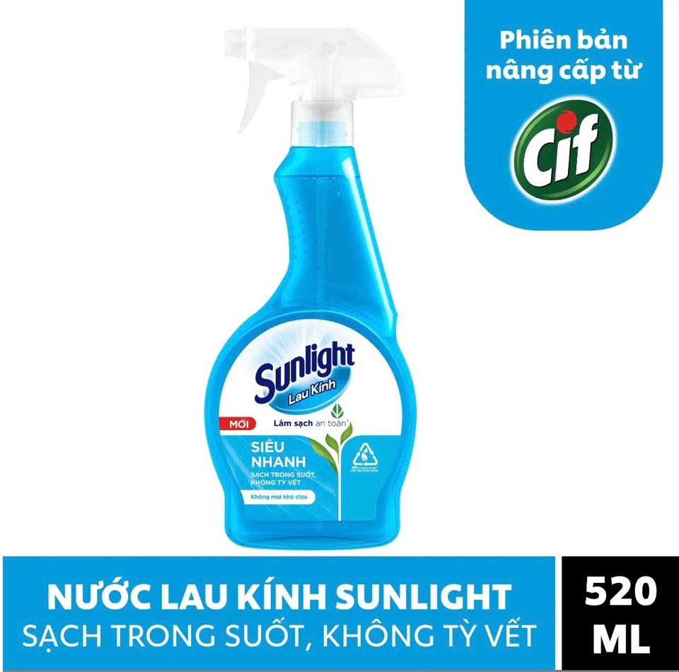 62674330-Sunlight nước lau kính siêu nhanh 520ml/12chai-duoc-ban-tai-Thanh Unilever 1
