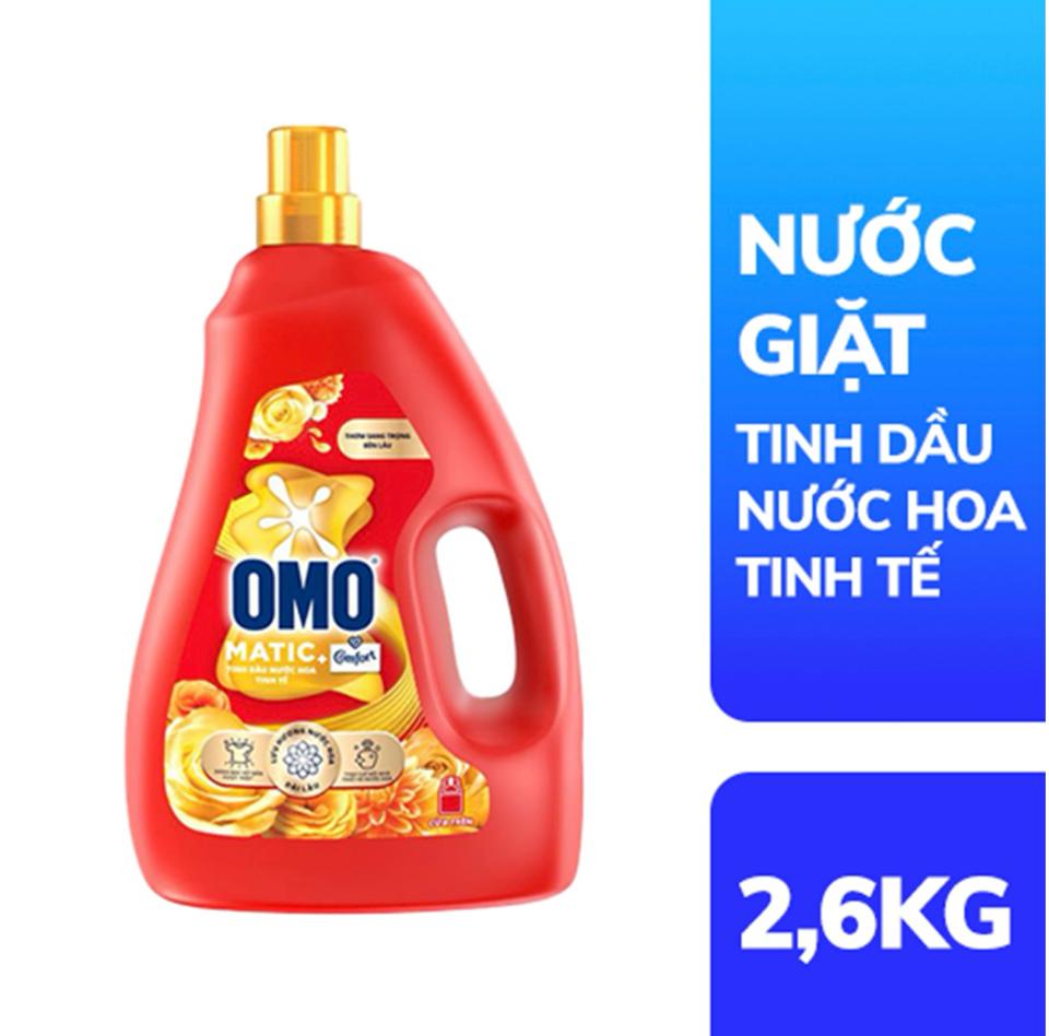 64991163-Omo NG máy giặt cửa trên tinh dầu nước hoa tinh tế 2,6kg/4chai-duoc-ban-tai-Bé Chân 😘😘😘
