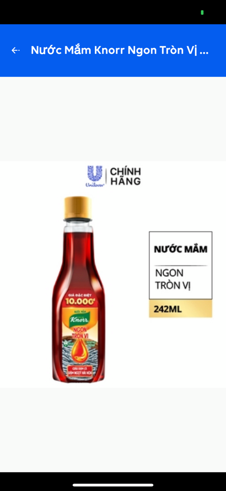 64301499-Knorr nước mắm ngon tròn vị 242ml/20chai-duoc-ban-tai-Thanh Unilever 1