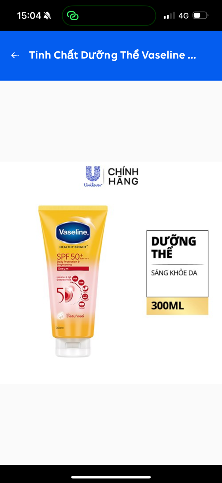 64334787-Vasaline sdt sáng khỏe da SPS 50 300ml/12tuýp-duoc-ban-tai-Bé Chân 😘😘😘