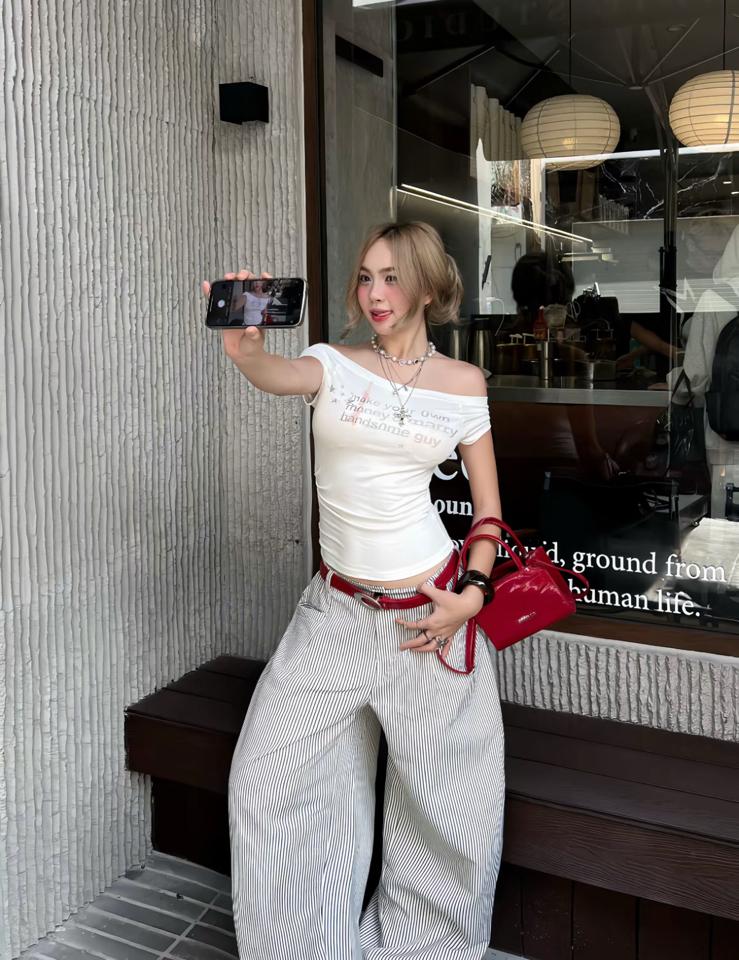 Quần ống rộng nữ thụng kaki sọc Wide Leg-duoc-ban-tai-Cunnei