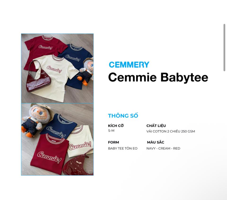 Áo Cemmie babytee Cemmery-duoc-ban-tai-Cunnei