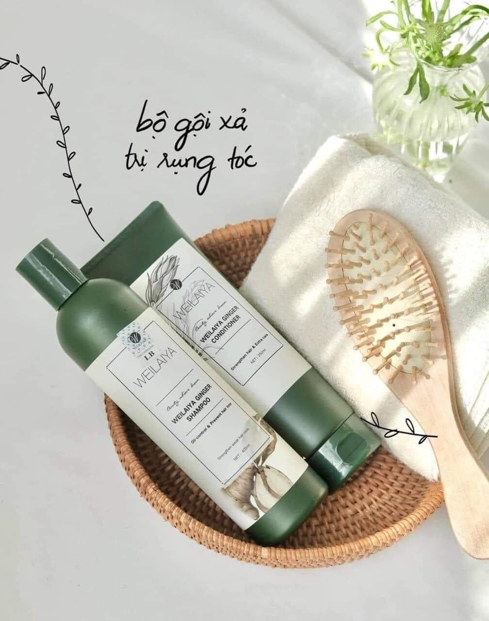 Gội gừng Weilaiya - Trắng - trị gàu-duoc-ban-tai-T&T COSMETIC