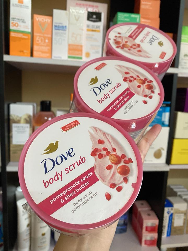 Tẩy tế bào chết Dove Mỹ - lựu &bơ hạt mỡ -298gr-duoc-ban-tai-T&T