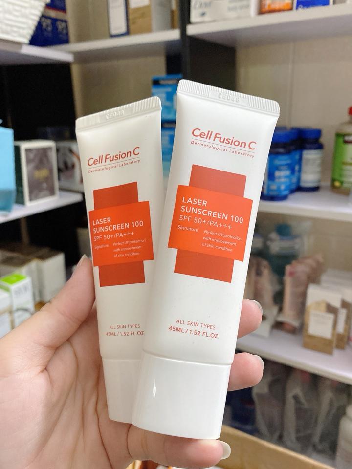 Kem chống nắng Cell Fushion C - Laser 45ml  (ko hộp)-duoc-ban-tai-T&T COSMETIC