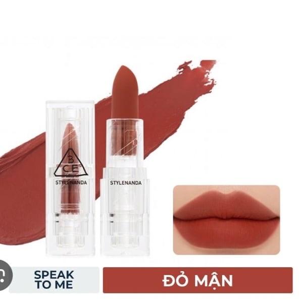 Son thỏi 3CE Speak To Me Soft Matte Lipstick Màu Đỏ Đất-duoc-ban-tai-T&T