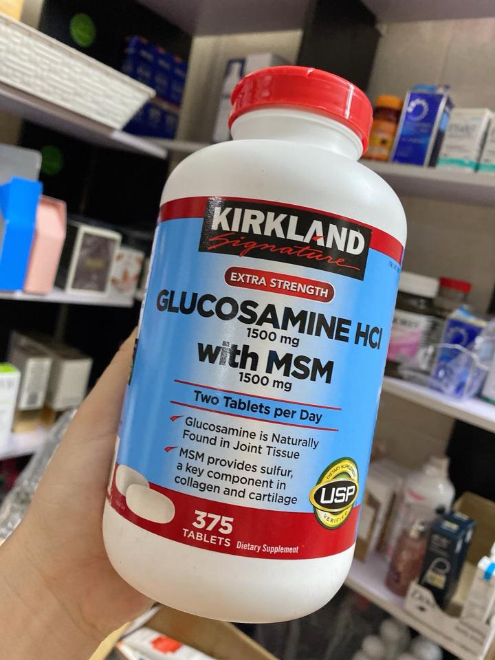Viên uống Glucosamin Kirkand 375v-duoc-ban-tai-T&T COSMETIC