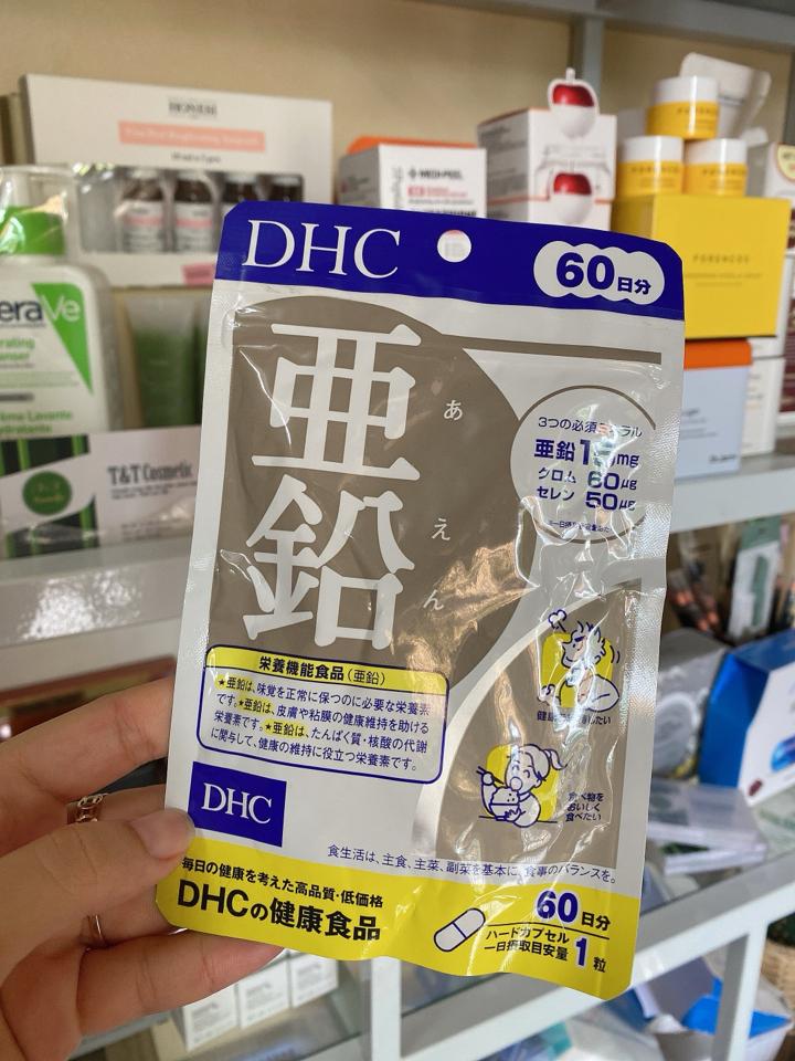 Viên uống bổ sung kẽm DHC 60 viên-duoc-ban-tai-T&T COSMETIC