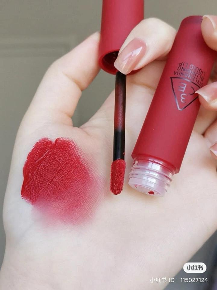 Son 3CE Claret – Đỏ Anh Đào Blurring Liquid Lip-duoc-ban-tai-T&T COSMETIC