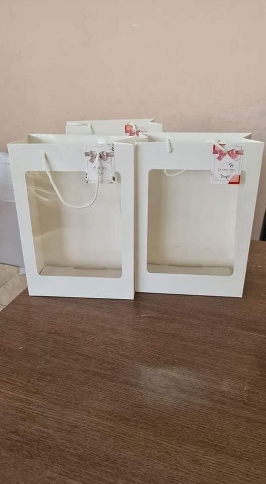  Set Túi giấy mặt kiếng mica size lớn (TGMKL)-duoc-ban-tai-Shop hoa TNT