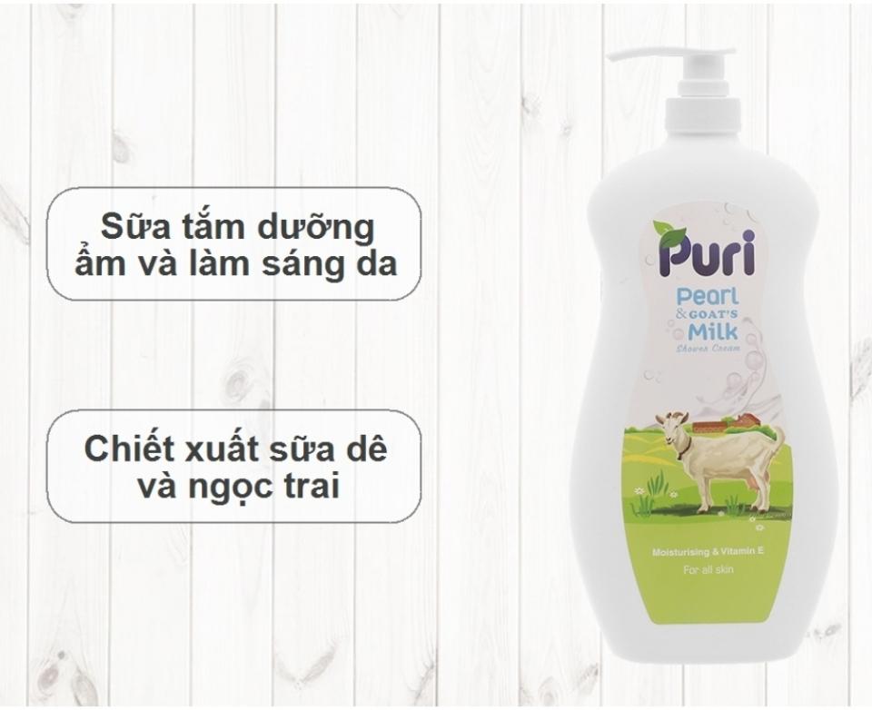 Sữa tắm Puri sữa dê 1kg-duoc-ban-tai-ĐĂNG DUY BEAUTY SHOP