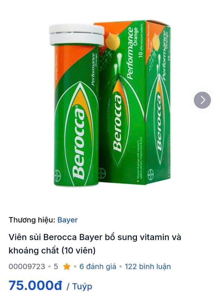 BEROCCA BỔ SUNG VITAMIN VÀ KHOÁNG CHẤT-duoc-ban-tai-ĐĂNG DUY BEAUTY SHOP