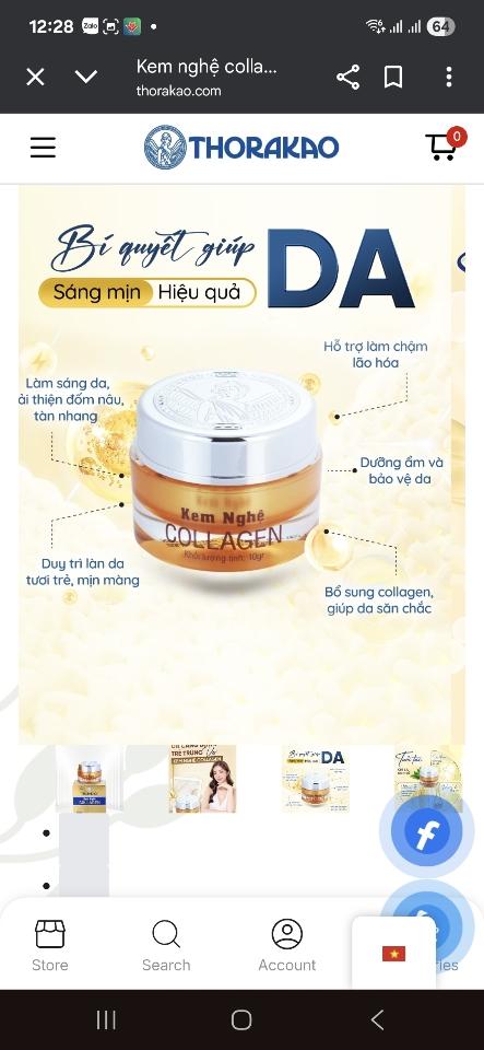 Kem nghệ Collagen chính hãng 10g-duoc-ban-tai-ĐĂNG DUY BEAUTY SHOP