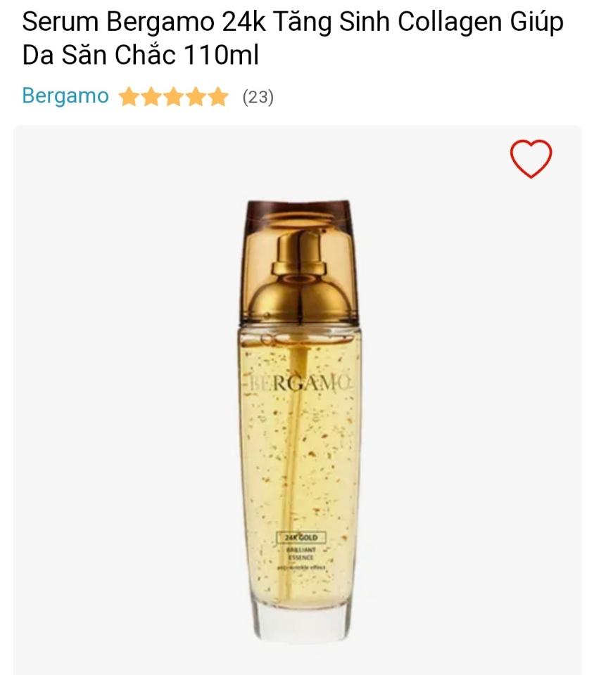Serum Vàng 24k Bergamo chính hãng 110ml-duoc-ban-tai-ĐĂNG DUY BEAUTY SHOP