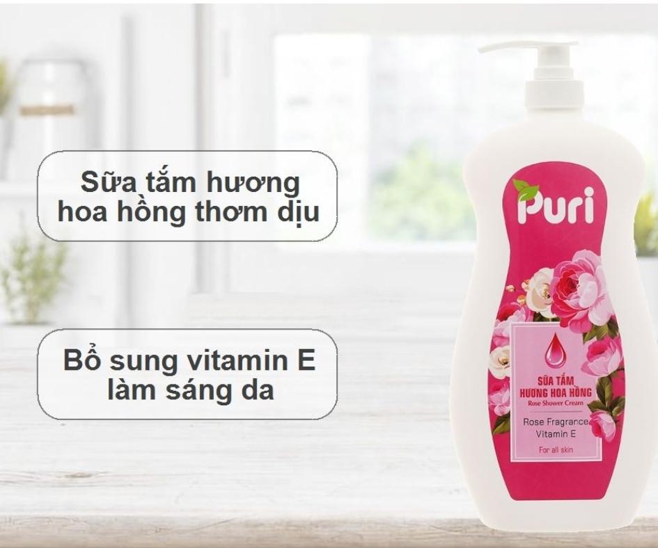 Sữa tắm Puri Hoa Hồng 1 kg-duoc-ban-tai-ĐĂNG DUY BEAUTY SHOP