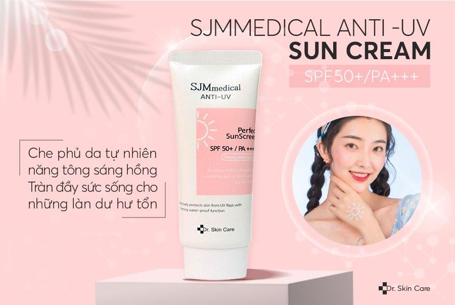 Kem chống nắng SJM MEDICAL SPF50 PA++++ Hàn Quốc-duoc-ban-tai-Viviancosmetic