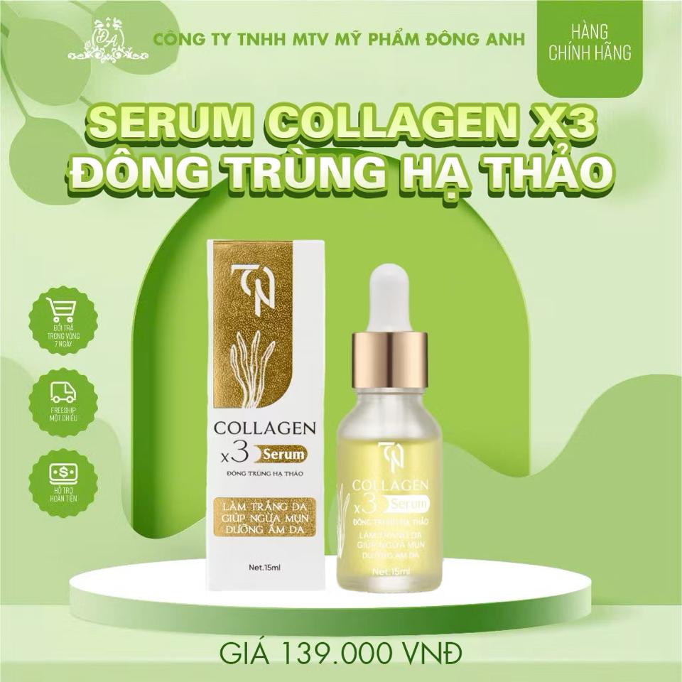 Serum Đông Trùng Hạ Thảo Collagen X3 15ml-duoc-ban-tai-Viviancosmetic