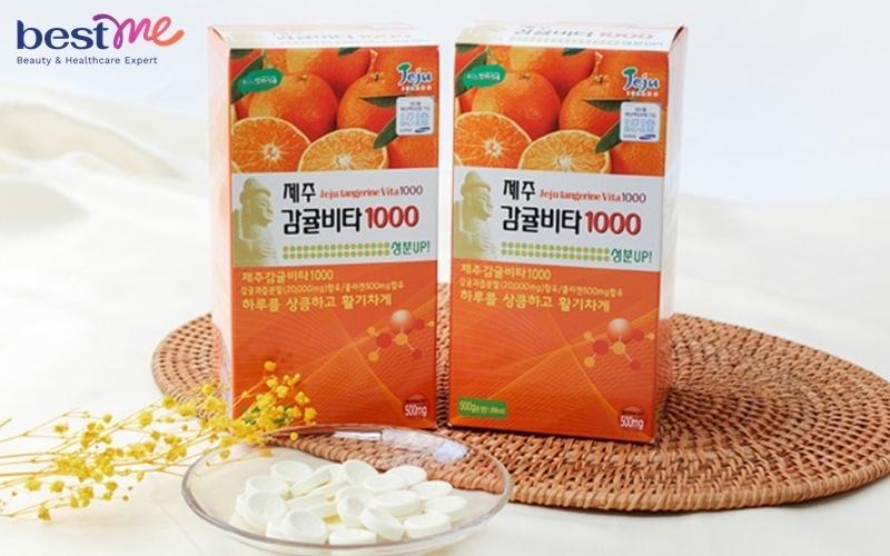 Kẹo ngậm vitamin C Jeju Orange-duoc-ban-tai-Viviancosmetic