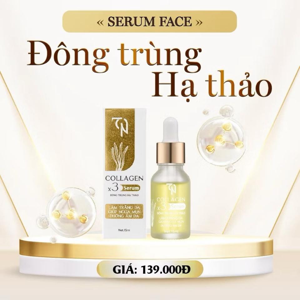 Serum Đông Trùng Hạ Thảo Collagen X3 15ml-duoc-ban-tai-Viviancosmetic