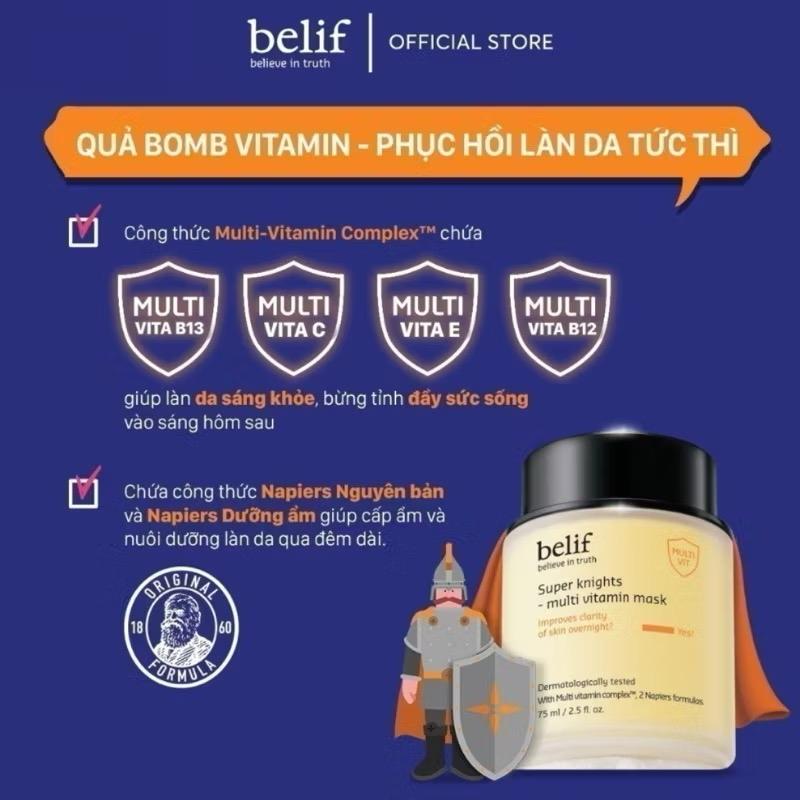 Mặt Nạ Ngủ Phục Hồi Da BELIF Multi Vitamin Mask 75ml-duoc-ban-tai-Viviancosmetic