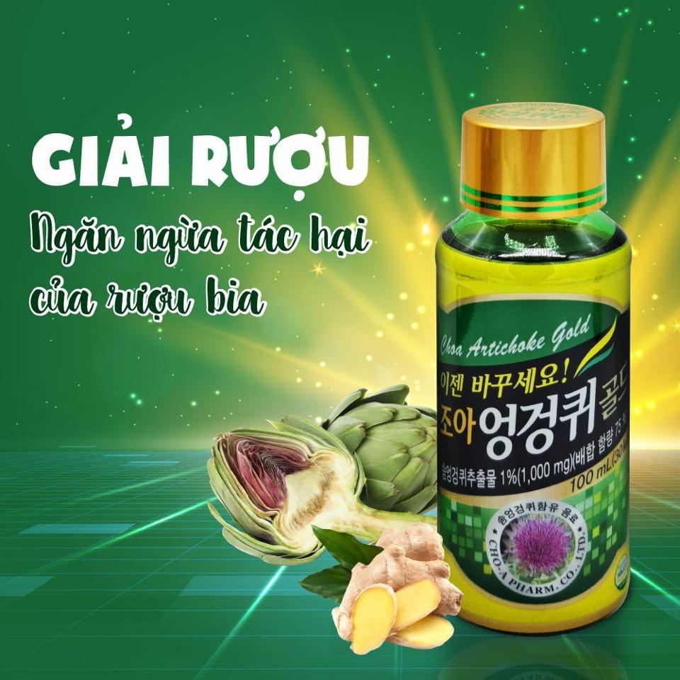 Nước giải rượu Hàn Quốc CHOA Artichoke Gold-duoc-ban-tai-Viviancosmetic