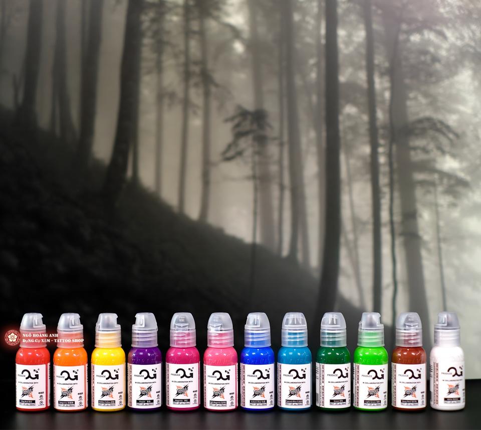 Mực Màu OG Set 12 Tone -duoc-ban-tai-DỤNG CỤ XĂM - TATTOO SHOP