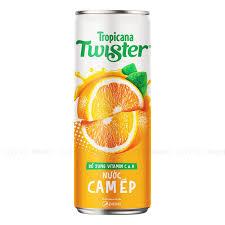 Cam ép Twister lon 24x330ml-duoc-ban-tai-Kho Liên Kết Vin - Eco - Tân Thịnh Hưng